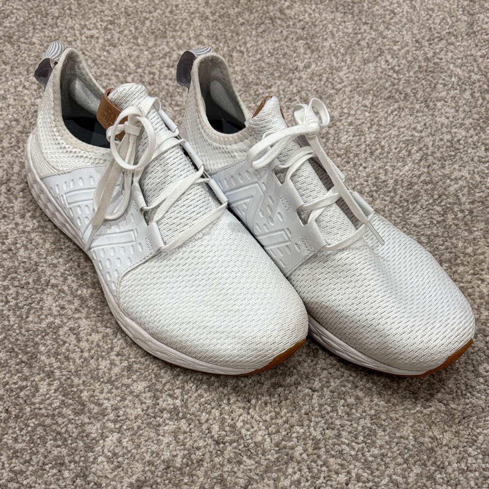 NewBalance White Athletic Sneakers